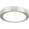 Progress Lighting Everlume Collection Brushed Nickel 7" Edgelit Round Trim Ring P860049-009 - alternate 3